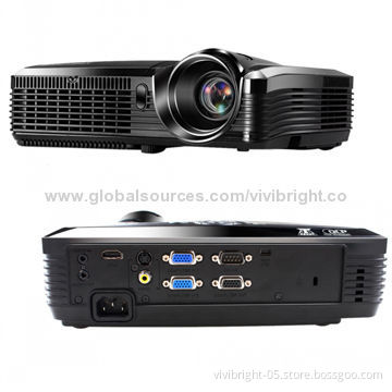 Vivibright Projector PRX580, 3200lm HDMI Port DLP Projector for Home Theater, Tender Support